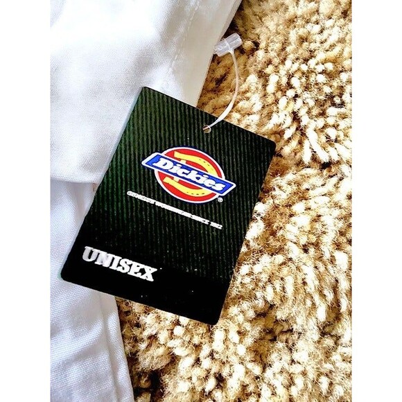 Dickies Unisex White EDS Essentials V-Neck Scrub Top & Scrub Pants Size: XXS NWT - Picture 6 of 6